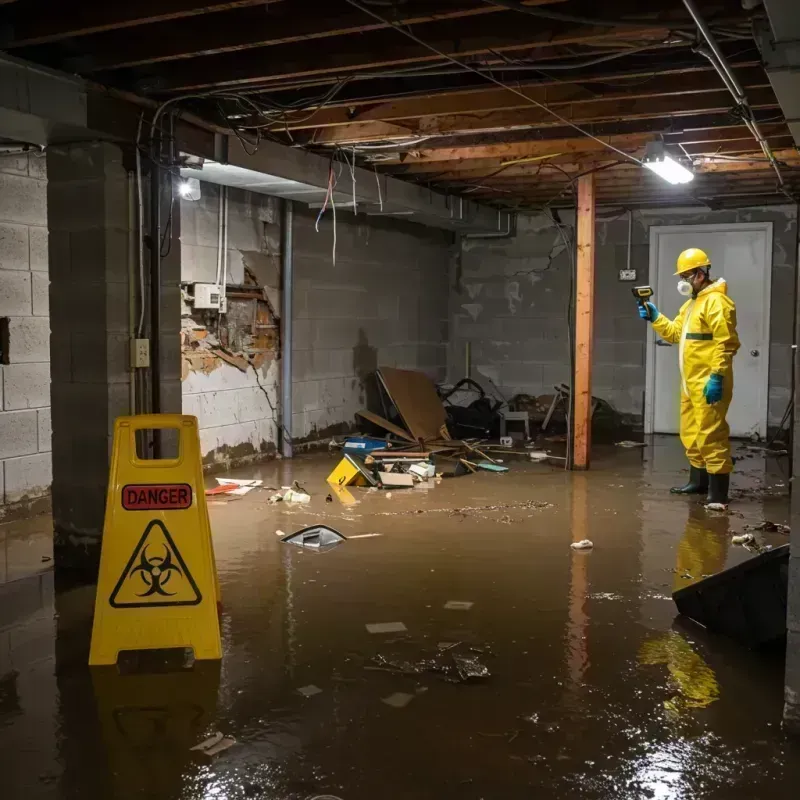 Flooded Basement Electrical Hazard in Pioneer Village, KY Property